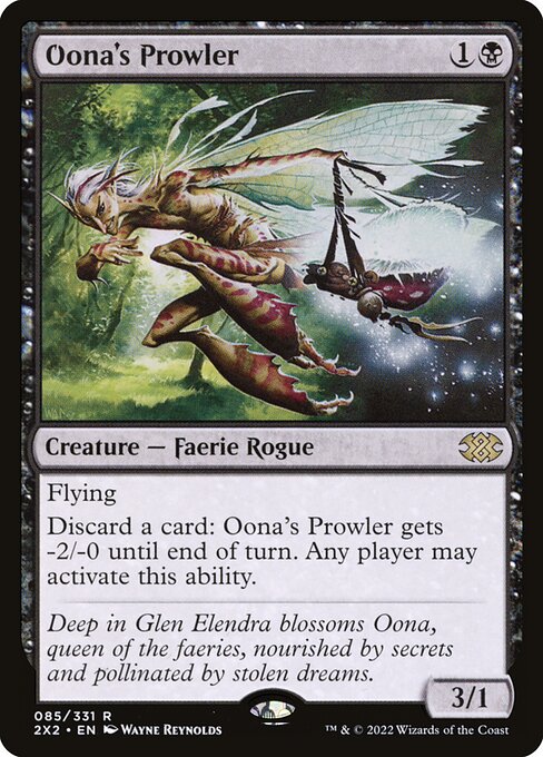 Double Masters 2022 - 85 - Oona's Prowler - Rare - B - Non-foil