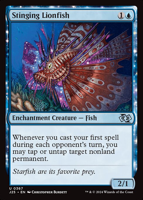 Foundations Jumpstart - 367 - Stinging Lionfish - Uncommon - U - Non-foil