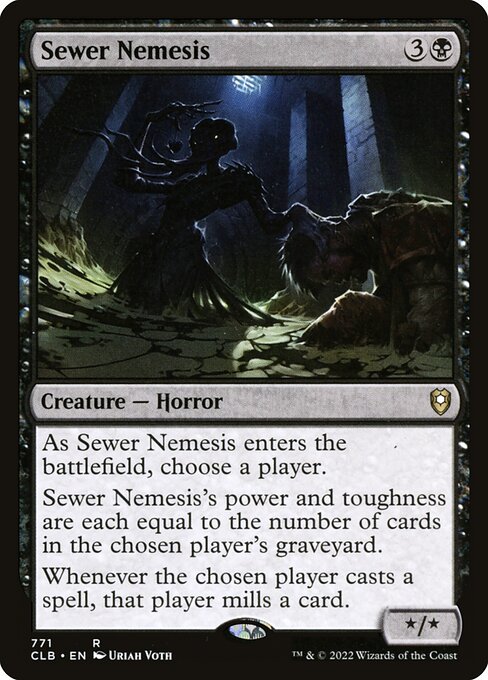 Commander Legends: Battle for Baldur's Gate - 771 - Sewer Nemesis - Rare - B - Non-foil