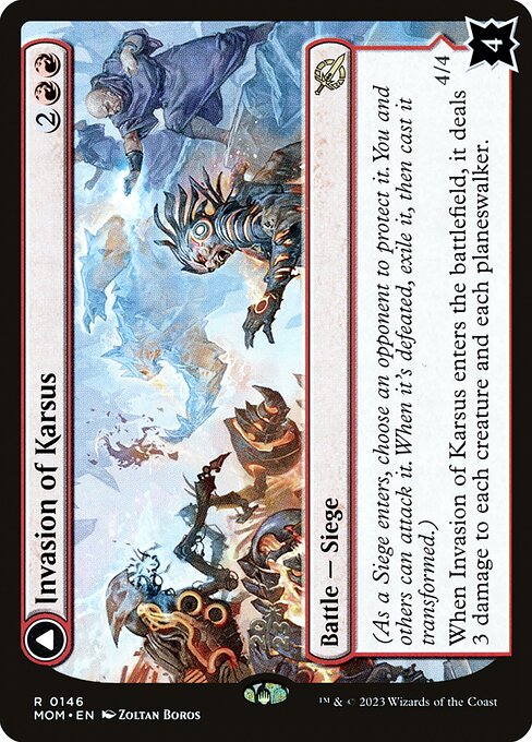 March of the Machine Promos - 146s - Invasion of Karsus // Refraction Elemental - Rare - C - Foil - Datestamped Promo
