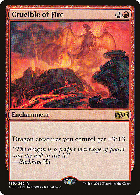 Magic 2015 - 139 - Crucible of Fire - Rare - R - Non-foil