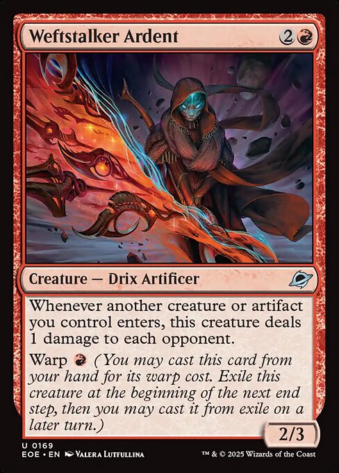 Edge of Eternities - 169 - Weftstalker Ardent - Uncommon - R - Foil