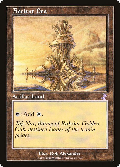 Time Spiral Remastered - 403 - Ancient Den - Special - C - Non-foil