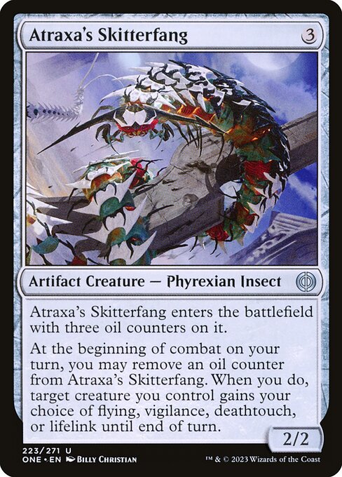 Phyrexia: All Will Be One - 223 - Atraxa's Skitterfang - Uncommon - C - Foil
