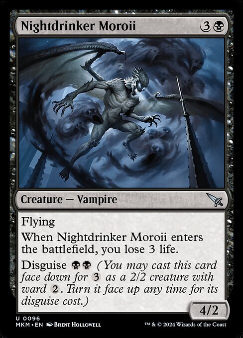 Murders at Karlov Manor - 96 - Nightdrinker Moroii - Uncommon - B - Non-foil