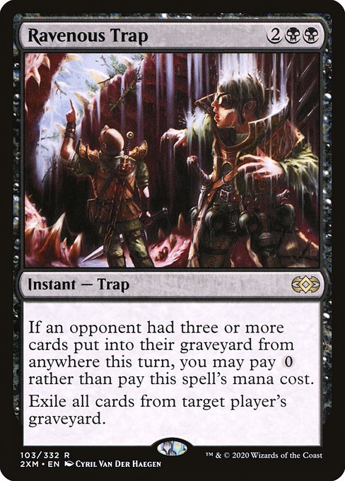 Double Masters - 103 - Ravenous Trap - Rare - B - Non-foil