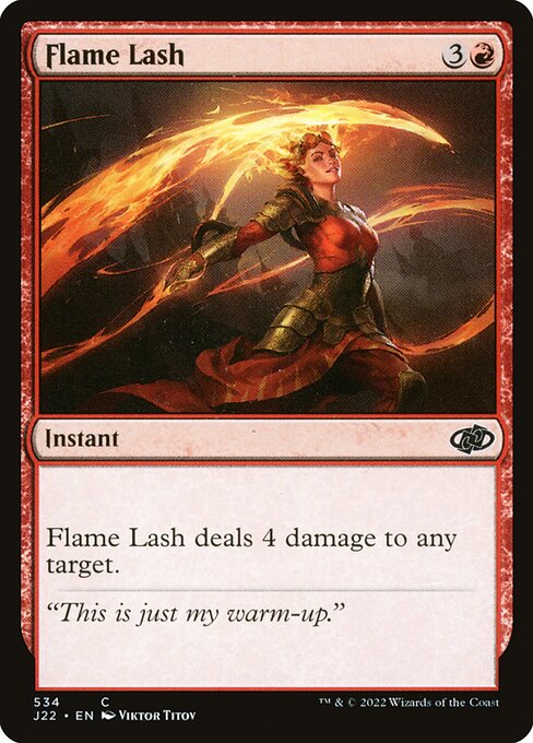 Jumpstart 2022 - 534 - Flame Lash - Common - R - Non-foil
