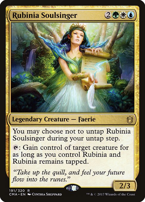 Commander Anthology - 191 - Rubinia Soulsinger - Rare - Multi - Non-foil