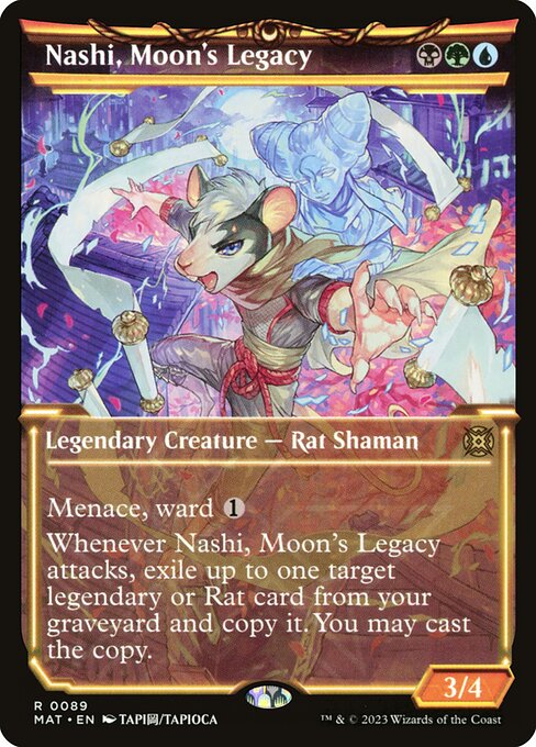 March of the Machine: The Aftermath - 89 - Nashi, Moon's Legacy - Rare - Multi - Non-foil