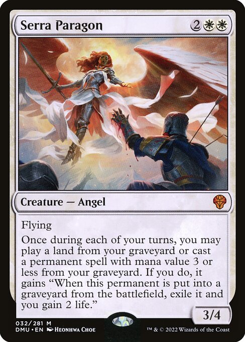Dominaria United - 32 - Serra Paragon - Mythic - W - Foil