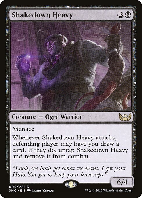 Streets of New Capenna - 95 - Shakedown Heavy - Rare - B - Non-foil