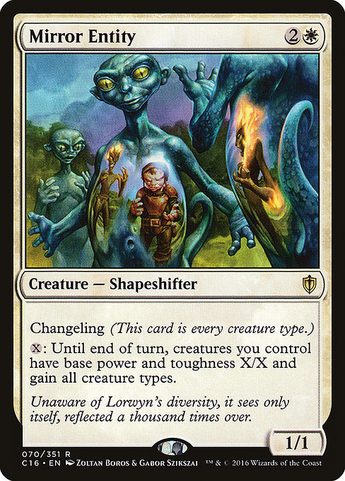 Commander 2016 - 70 - Mirror Entity - Rare - W - Non-foil