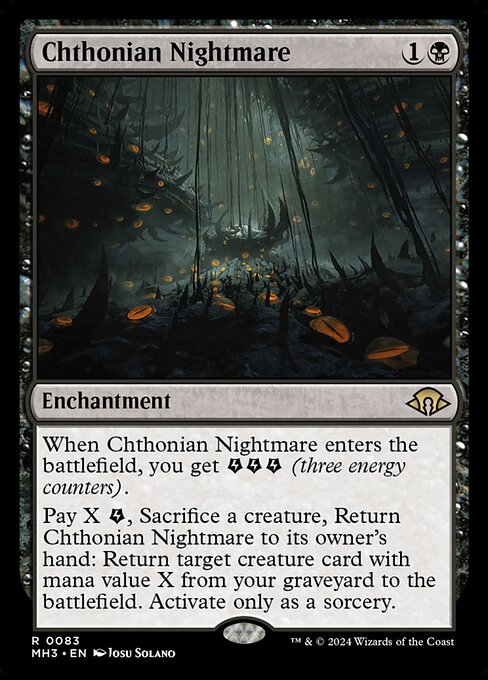Modern Horizons 3 - 83 - Chthonian Nightmare - Rare - B - Non-foil