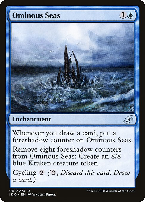 Ikoria: Lair of Behemoths - 61 - Ominous Seas - Uncommon - U - Non-foil