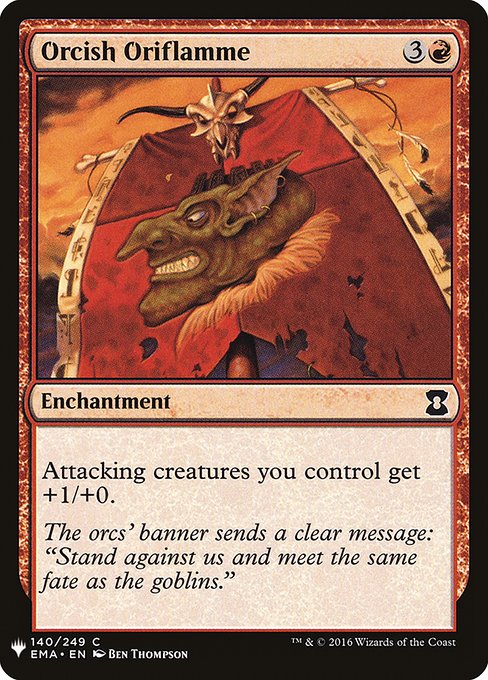 The List - EMA-140 - Orcish Oriflamme - Common - R - Non-foil
