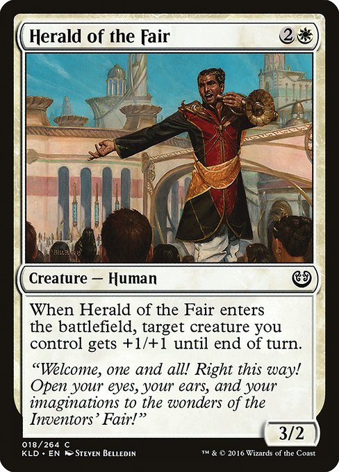 Kaladesh - 18 - Herald of the Fair - Common - W - Non-foil