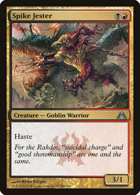 Dragon's Maze - 106 - Spike Jester - Uncommon - BR - Non-foil