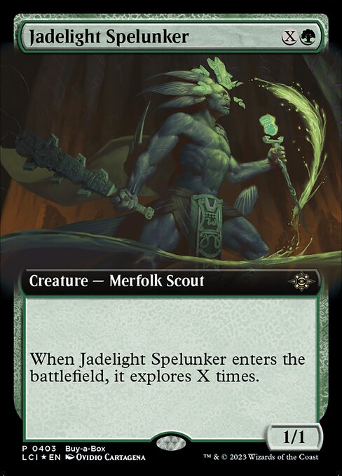 The Lost Caverns of Ixalan - 403 - Jadelight Spelunker - Rare - G - Foil