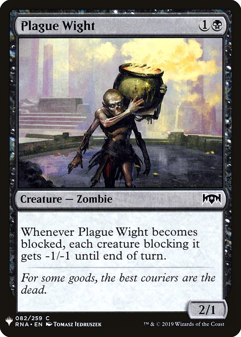 The List - RNA-82 - Plague Wight - Common - B - Non-foil