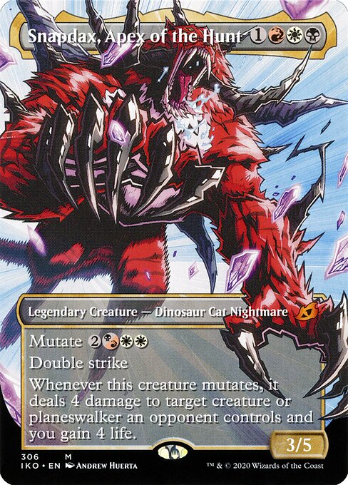 Ikoria: Lair of Behemoths - 306 - Snapdax, Apex of the Hunt - Mythic - Multi - Non-foil