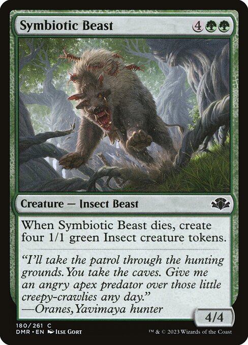 Dominaria Remastered - 180 - Symbiotic Beast - Common - G - Non-foil