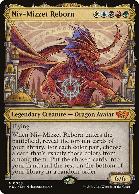 Multiverse Legends - 53 - Niv-Mizzet Reborn - Mythic - Multi - Non-foil