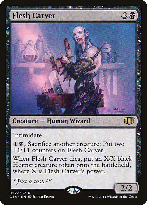 Commander 2014 - 22 - Flesh Carver - Rare - B - Non-foil