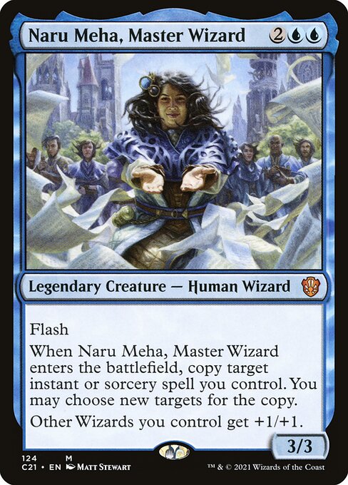 Commander 2021 - 124 - Naru Meha, Master Wizard - Mythic - U - Non-foil
