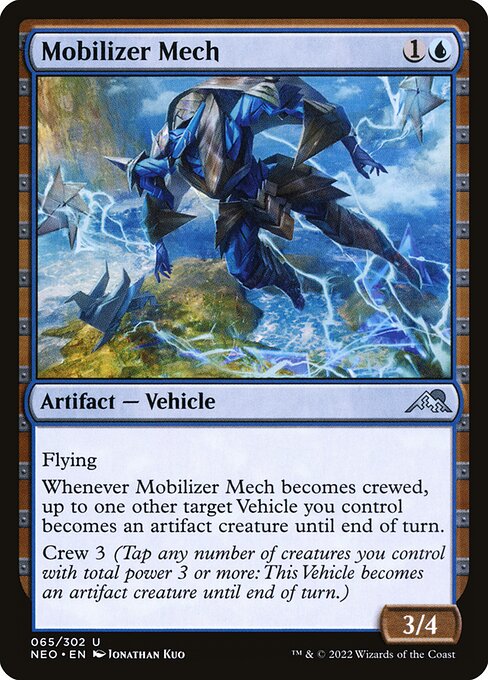 Kamigawa: Neon Dynasty - 65 - Mobilizer Mech - Uncommon - U - Non-foil