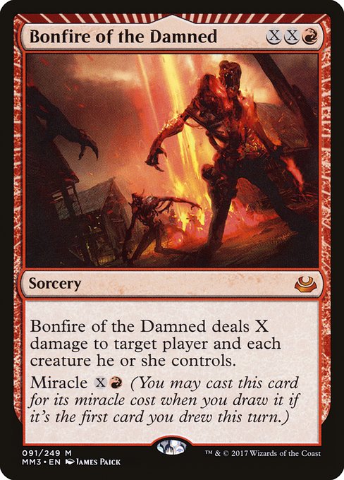 Modern Masters 2017 - 91 - Bonfire of the Damned - Mythic - R - Non-foil