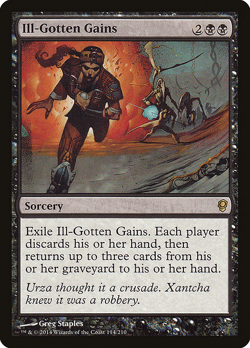 Conspiracy - 114 - Ill-Gotten Gains - Rare - B - Non-foil