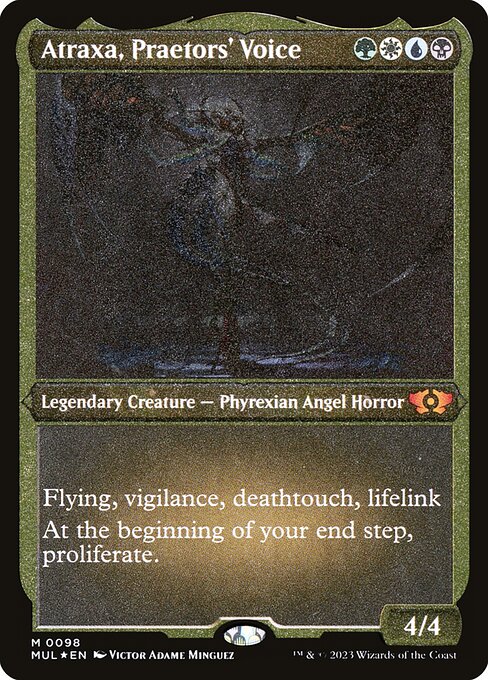 Multiverse Legends - 98 - Atraxa, Praetors' Voice - Mythic - Multi - Foil Etched