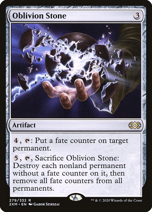 Double Masters - 279 - Oblivion Stone - Rare - C - Non-foil