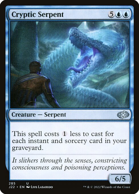 Jumpstart 2022 - 285 - Cryptic Serpent - Uncommon - U - Non-foil