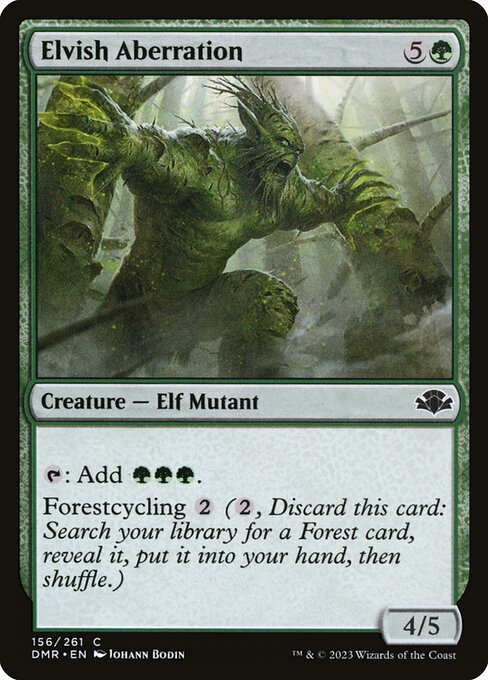 Dominaria Remastered - 156 - Elvish Aberration - Common - G - Non-foil