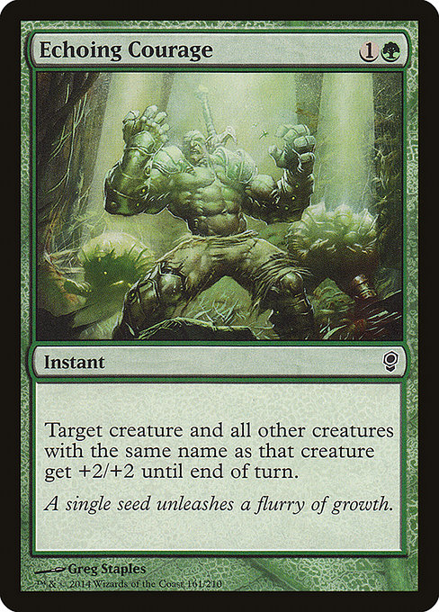 Conspiracy - 161 - Echoing Courage - Common - G - Non-foil