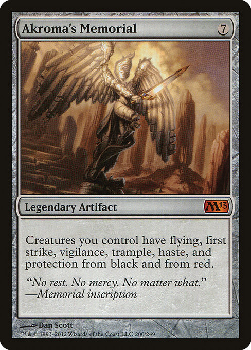 Magic 2013 - 200 - Akroma's Memorial - Mythic - C - Non-foil