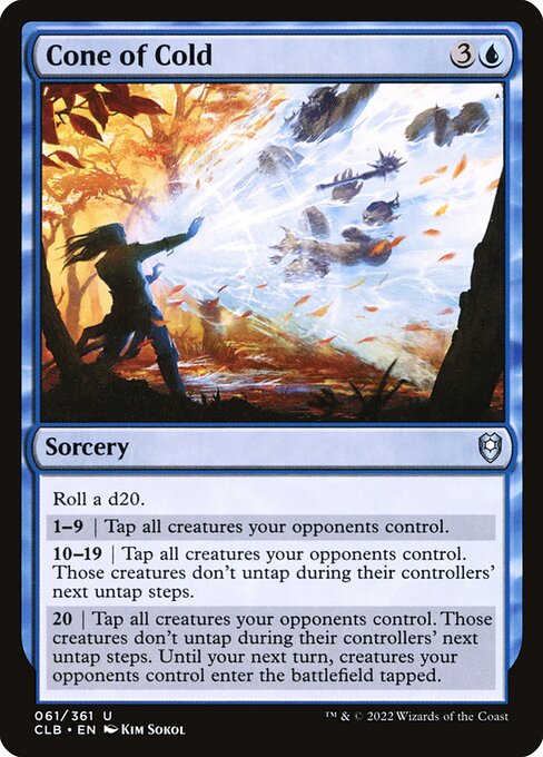 Commander Legends: Battle for Baldur's Gate - 61 - Cone of Cold - Uncommon - U - Non-foil