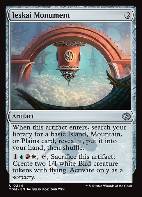 Tarkir: Dragonstorm - 244 - Jeskai Monument - Uncommon - C - Non-foil