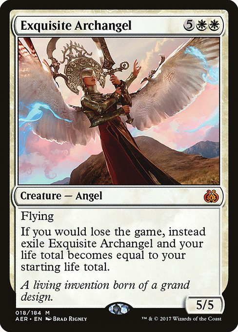 Aether Revolt - 18 - Exquisite Archangel - Mythic - W - Non-foil