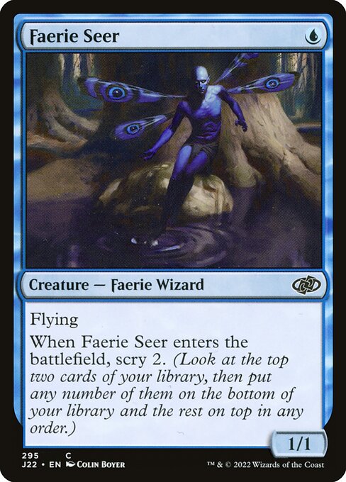 Jumpstart 2022 - 295 - Faerie Seer - Common - U - Non-foil