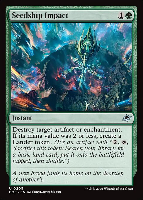 Edge of Eternities - 205 - Seedship Impact - Uncommon - G - Non-foil