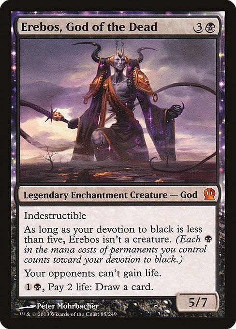 Theros - 85 - Erebos, God of the Dead - Mythic - B - Non-foil