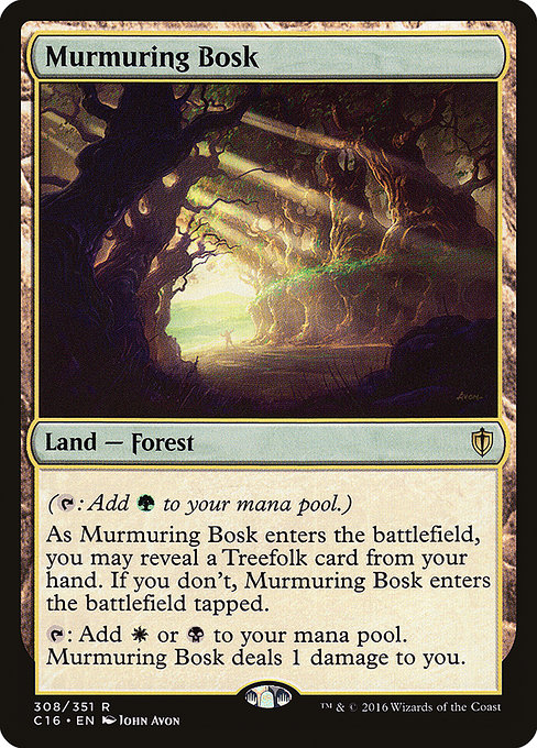 Commander 2016 - 308 - Murmuring Bosk - Rare - C - Non-foil