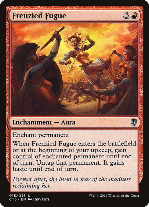 Commander 2016 - 18 - Frenzied Fugue - Uncommon - R - Non-foil