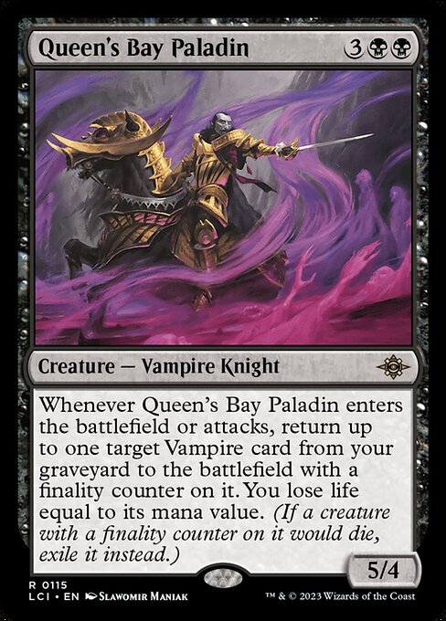 The Lost Caverns of Ixalan - 115 - Queen's Bay Paladin - Rare - B - Foil