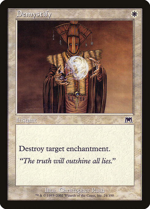 Onslaught - 24 - Demystify - Common - W - Non-foil