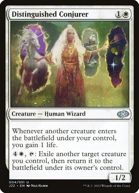 Jumpstart 2022 - 4 - Distinguished Conjurer - Uncommon - W - Non-foil