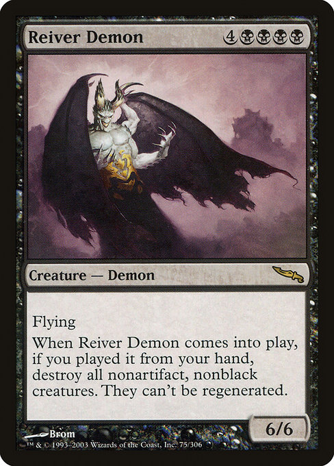 Mirrodin - 75 - Reiver Demon - Rare - B - Non-foil