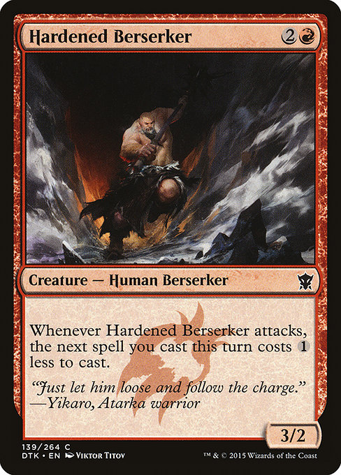 Dragons of Tarkir - 139 - Hardened Berserker - Common - R - Non-foil